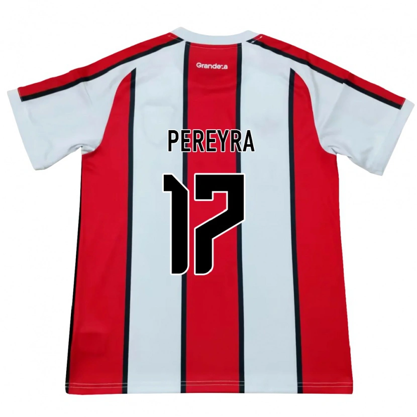 Danxen Herren Gonzalo Pereyra #17 Weiß Rot Schwarz Auswärtstrikot Trikot 2026/27 T-Shirt Österreich