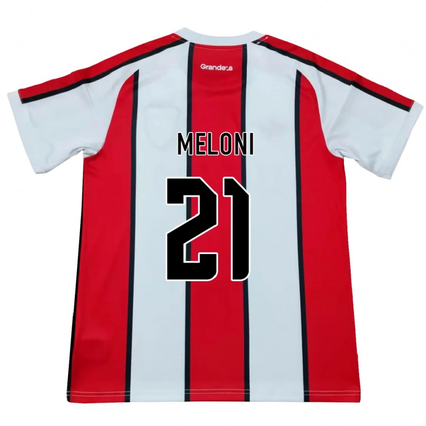 Danxen Herren Santiago Meloni #21 Weiß Rot Schwarz Auswärtstrikot Trikot 2026/27 T-Shirt Österreich