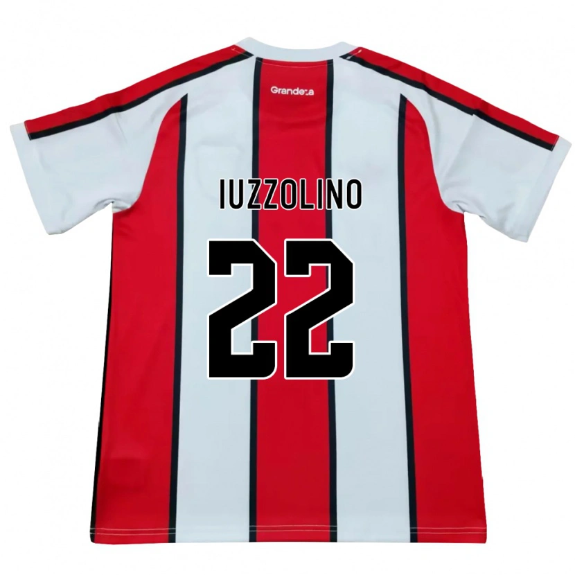 Danxen Herren Rocío Iuzzolino #22 Weiß Rot Schwarz Auswärtstrikot Trikot 2026/27 T-Shirt Österreich