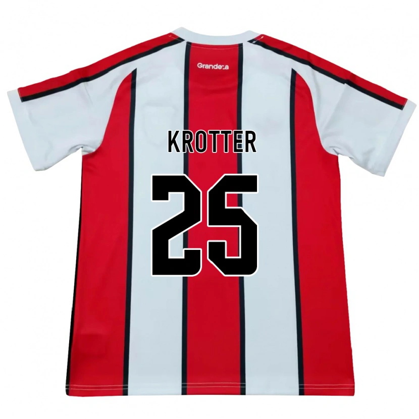 Danxen Herren Martina Krotter #25 Weiß Rot Schwarz Auswärtstrikot Trikot 2026/27 T-Shirt Österreich