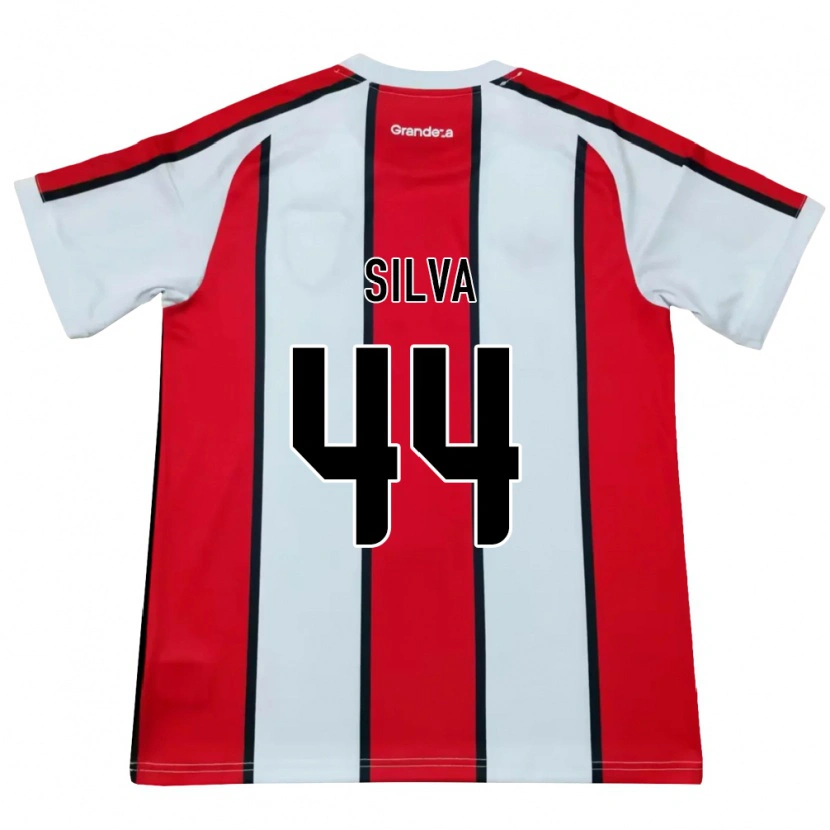 Danxen Herren Lucas Silva #44 Weiß Rot Schwarz Auswärtstrikot Trikot 2026/27 T-Shirt Österreich