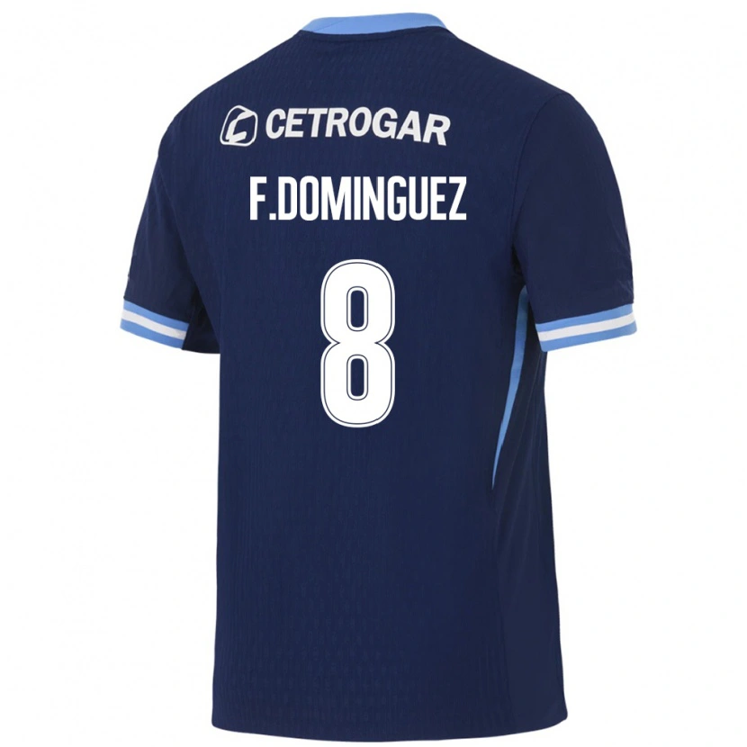 Danxen Herren Fabricio Dominguez #8 Königsblau Hellblau Weiß Auswärtstrikot Trikot 2026/27 T-Shirt Österreich
