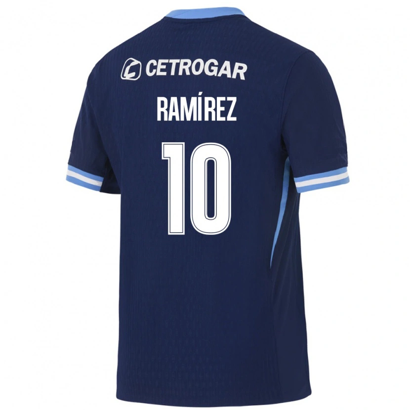Danxen Herren Sindy Ramírez #10 Königsblau Hellblau Weiß Auswärtstrikot Trikot 2026/27 T-Shirt Österreich