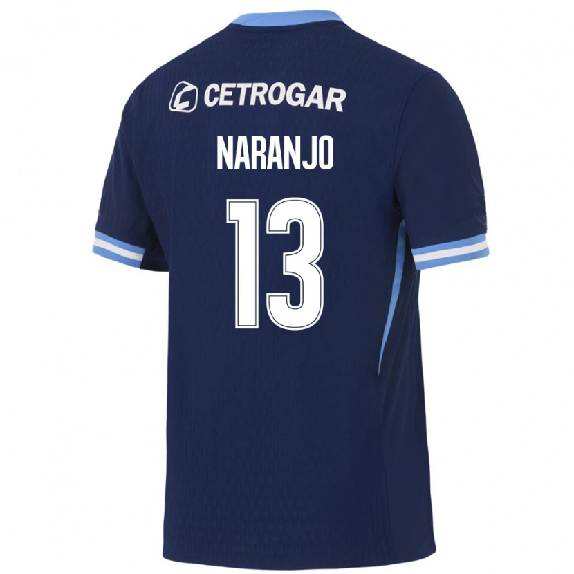 Danxen Herren Luciano Naranjo #13 Königsblau Hellblau Weiß Auswärtstrikot Trikot 2026/27 T-Shirt Österreich