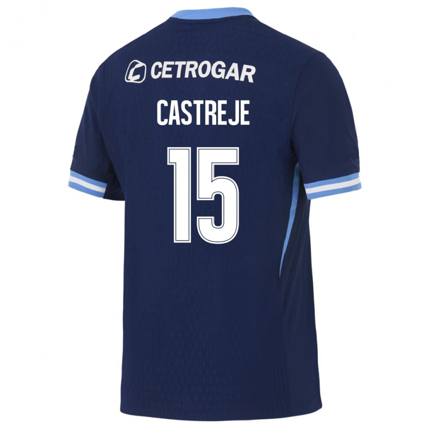 Danxen Herren Bautista Castreje #15 Königsblau Hellblau Weiß Auswärtstrikot Trikot 2026/27 T-Shirt Österreich
