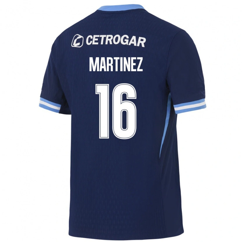Danxen Herren Mauricio Martinez #16 Königsblau Hellblau Weiß Auswärtstrikot Trikot 2026/27 T-Shirt Österreich
