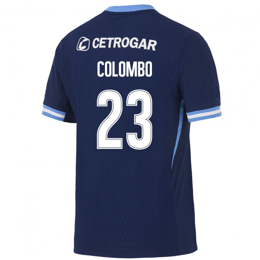 Danxen Herren Nazareno Colombo #23 Königsblau Hellblau Weiß Auswärtstrikot Trikot 2026/27 T-Shirt Österreich