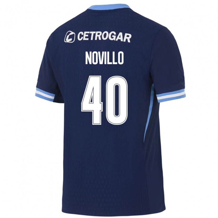 Danxen Herren Joaquin Novillo #40 Königsblau Hellblau Weiß Auswärtstrikot Trikot 2026/27 T-Shirt Österreich