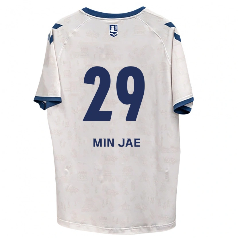 Danxen Herren Min-Jae Kang #29 Königsblau Weiß Auswärtstrikot Trikot 2026/27 T-Shirt Österreich