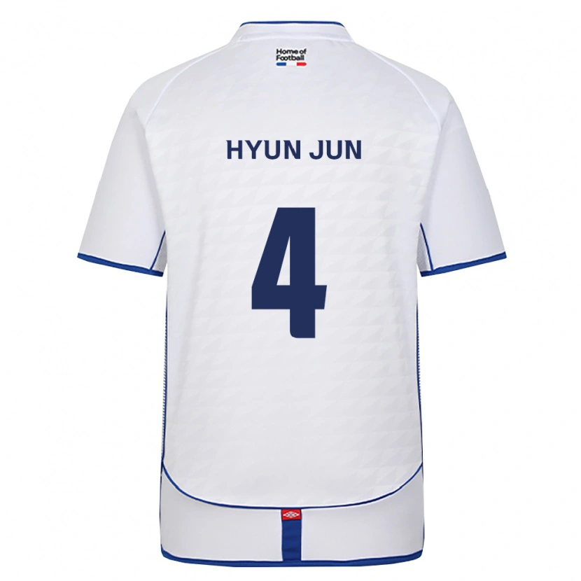 Danxen Herren Hyun-Jun Roh #4 Schwarz Weiß Rot Auswärtstrikot Trikot 2026/27 T-Shirt Österreich