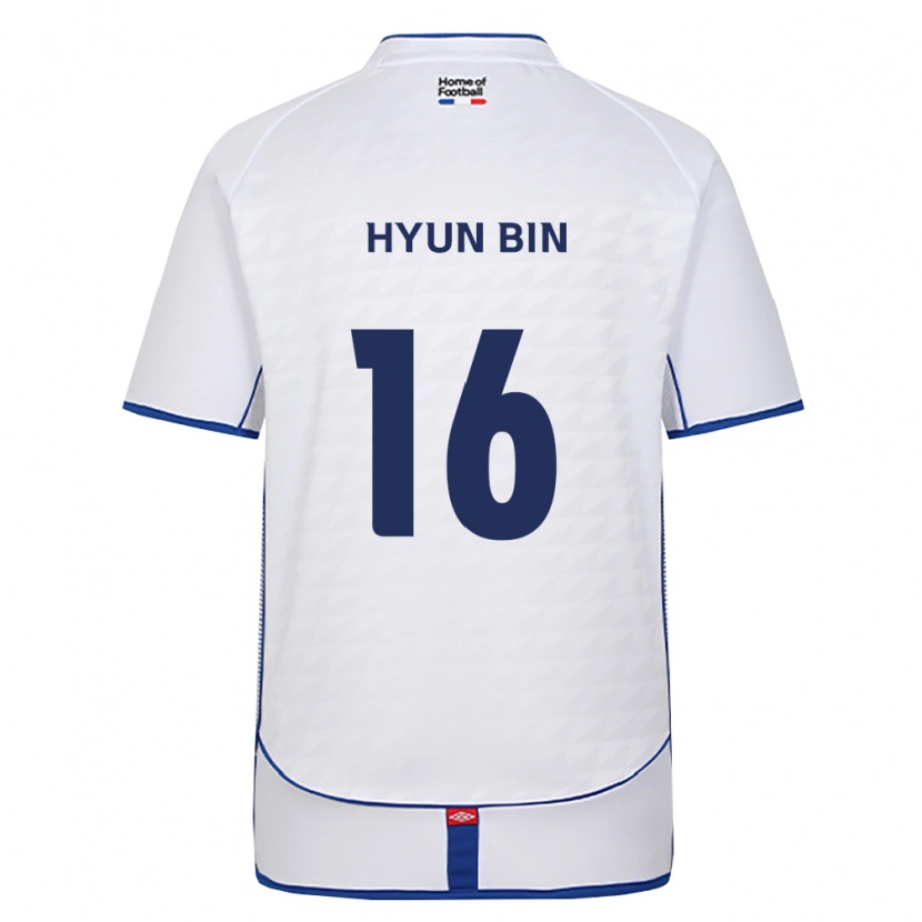 Danxen Herren Hyun-Bin Park #16 Schwarz Weiß Rot Auswärtstrikot Trikot 2026/27 T-Shirt Österreich