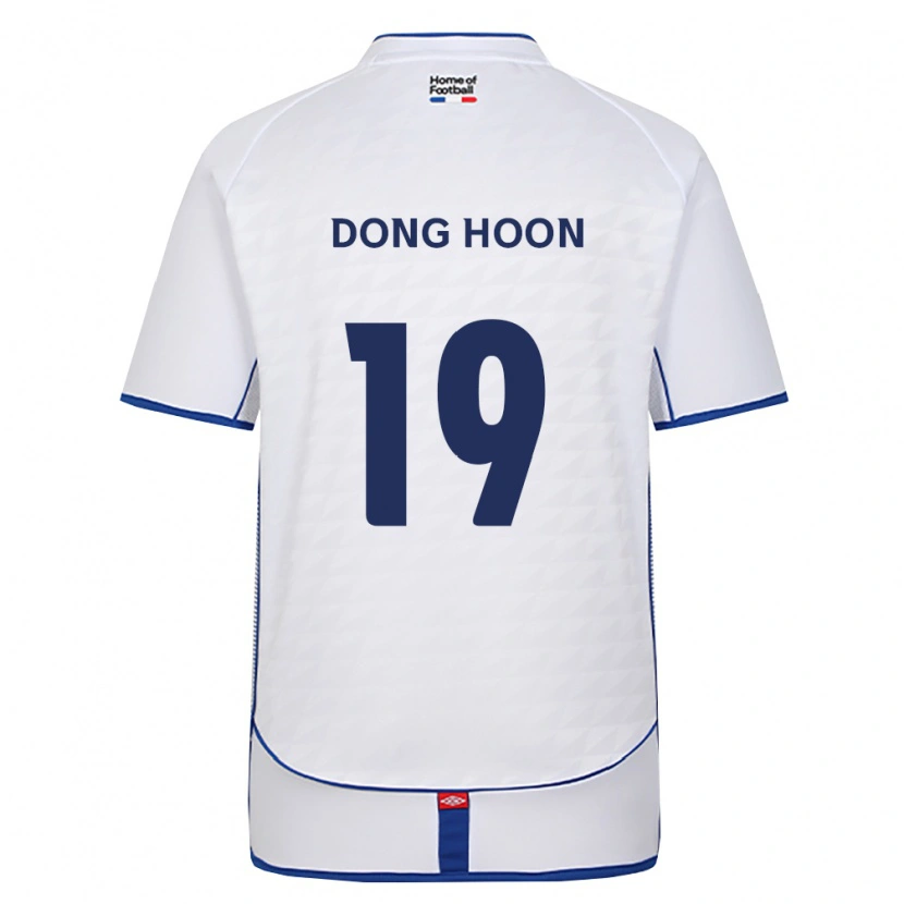 Danxen Herren Dong-Hoon Kim #19 Schwarz Weiß Rot Auswärtstrikot Trikot 2026/27 T-Shirt Österreich