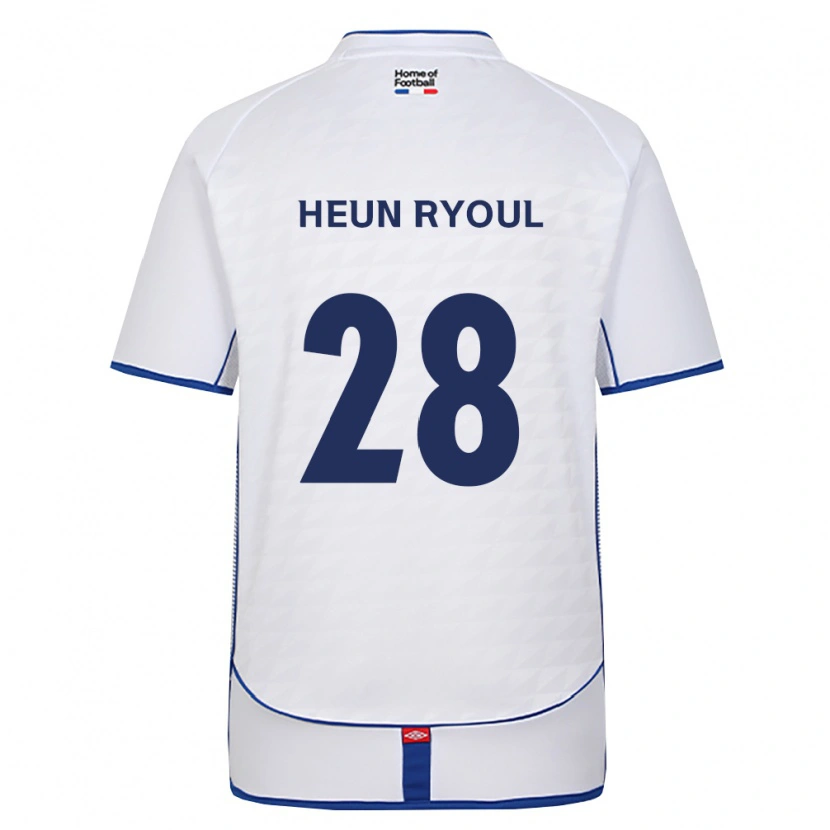 Danxen Herren Heun-Ryoul Lee #28 Schwarz Weiß Rot Auswärtstrikot Trikot 2026/27 T-Shirt Österreich
