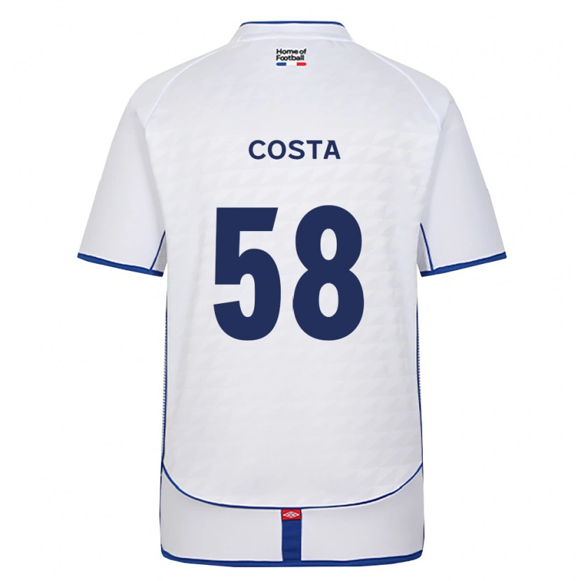 Danxen Herren Bruno Costa #58 Schwarz Weiß Rot Auswärtstrikot Trikot 2026/27 T-Shirt Österreich
