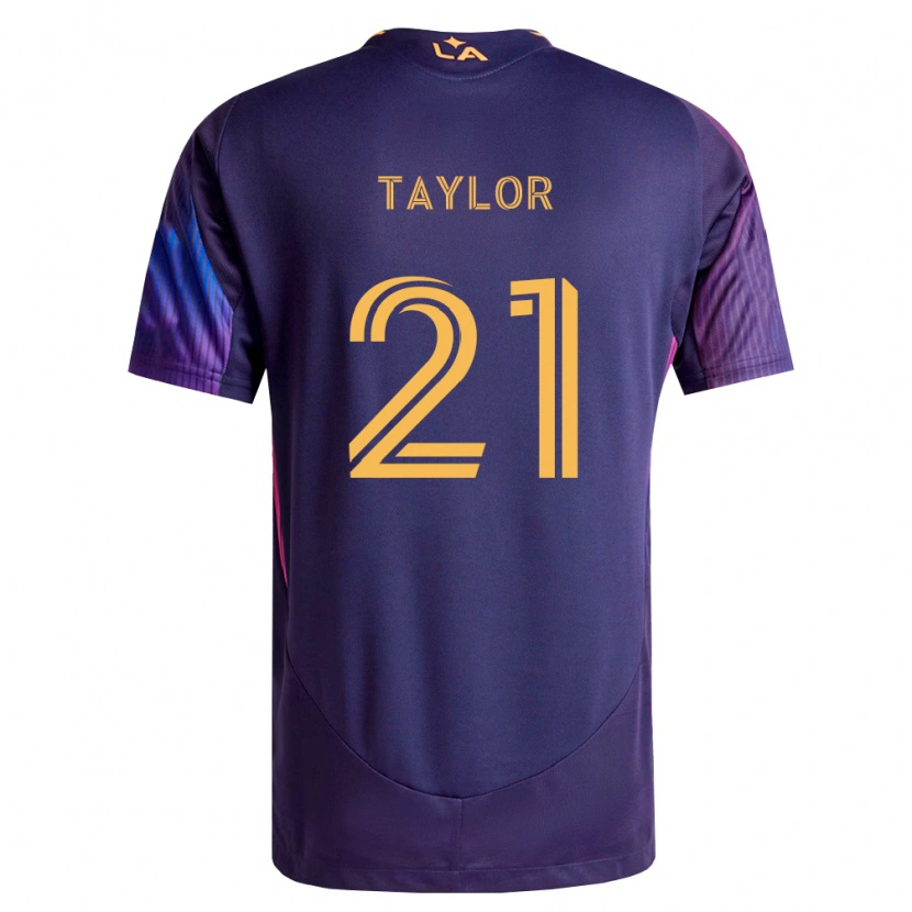 Danxen Herren Robert Taylor #21 Tiefviolett Gelb Auswärtstrikot Trikot 2026/27 T-Shirt Österreich