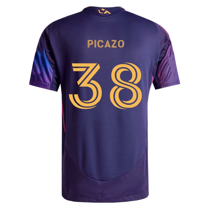 Danxen Herren Axel Picazo #38 Tiefviolett Gelb Auswärtstrikot Trikot 2026/27 T-Shirt Österreich