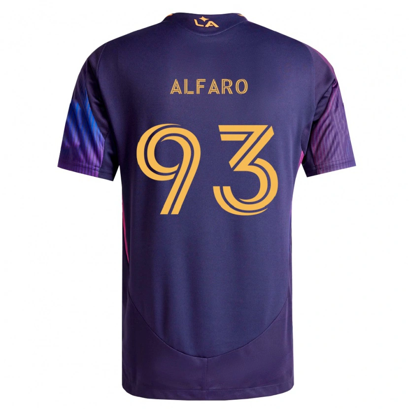 Danxen Herren Tony Alfaro #93 Tiefviolett Gelb Auswärtstrikot Trikot 2026/27 T-Shirt Österreich