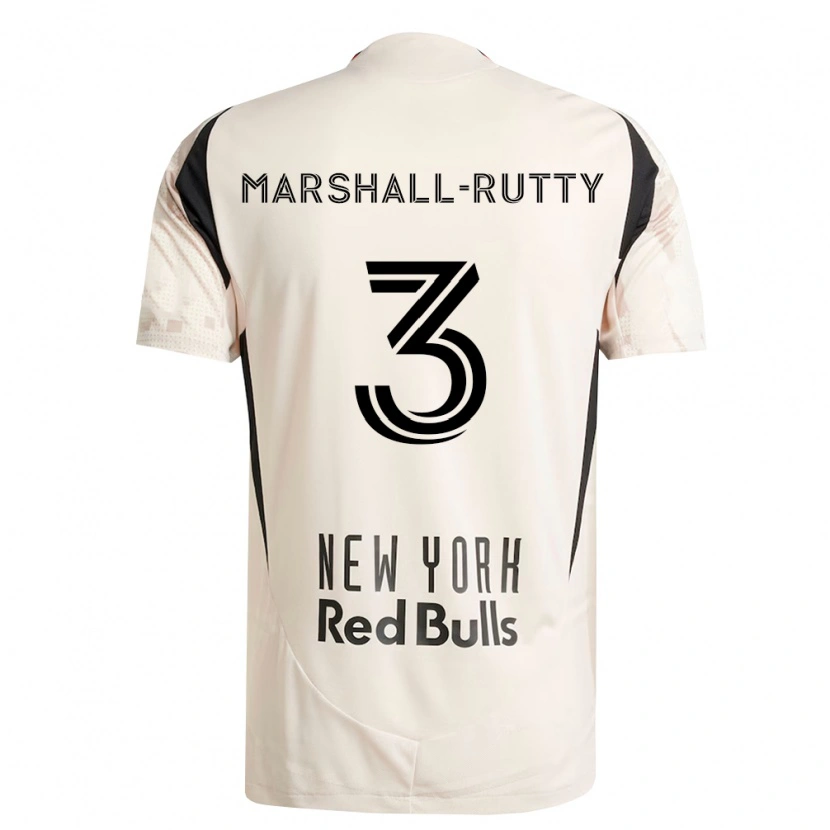 Danxen Herren Jahkeele Marshall-Rutty #3 Off-Weiß Rot Schwarz Auswärtstrikot Trikot 2026/27 T-Shirt Österreich