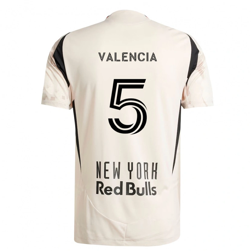 Danxen Herren Omar Valencia #5 Off-Weiß Rot Schwarz Auswärtstrikot Trikot 2026/27 T-Shirt Österreich