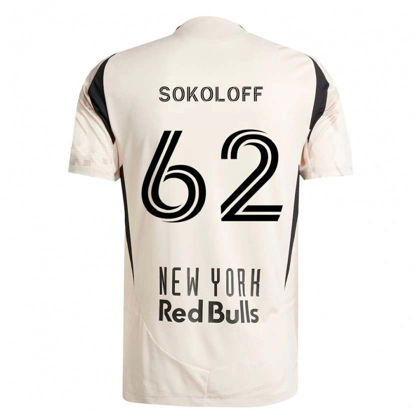 Danxen Herren Paul Sokoloff #62 Off-Weiß Rot Schwarz Auswärtstrikot Trikot 2026/27 T-Shirt Österreich