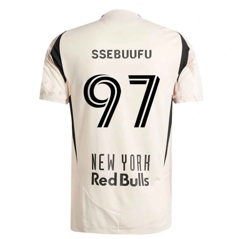 Danxen Herren Frank Ssebuufu #97 Off-Weiß Rot Schwarz Auswärtstrikot Trikot 2026/27 T-Shirt Österreich
