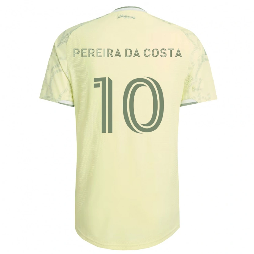 Danxen Herren David Da Costa #10 Beige Weiß Auswärtstrikot Trikot 2026/27 T-Shirt Österreich