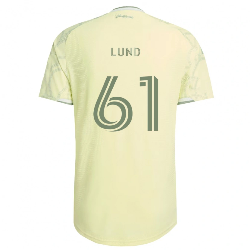 Danxen Herren Nicklas Lund #61 Beige Weiß Auswärtstrikot Trikot 2026/27 T-Shirt Österreich