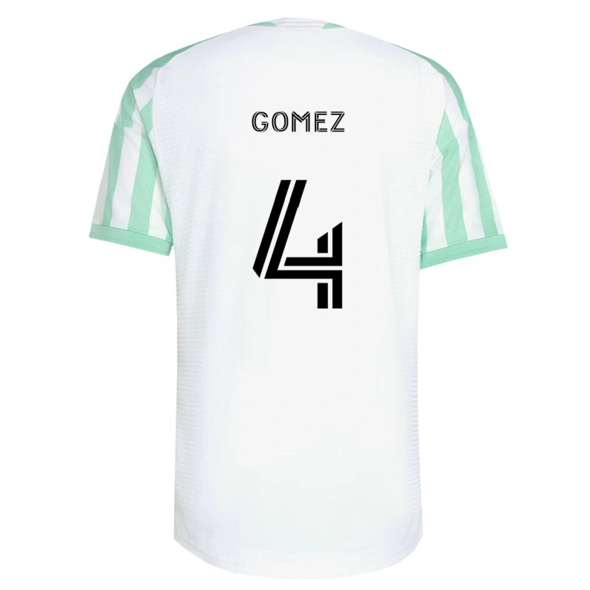 Danxen Herren Antonio Gomez #4 Hellgrün Schwarz Weiß Auswärtstrikot Trikot 2026/27 T-Shirt Österreich