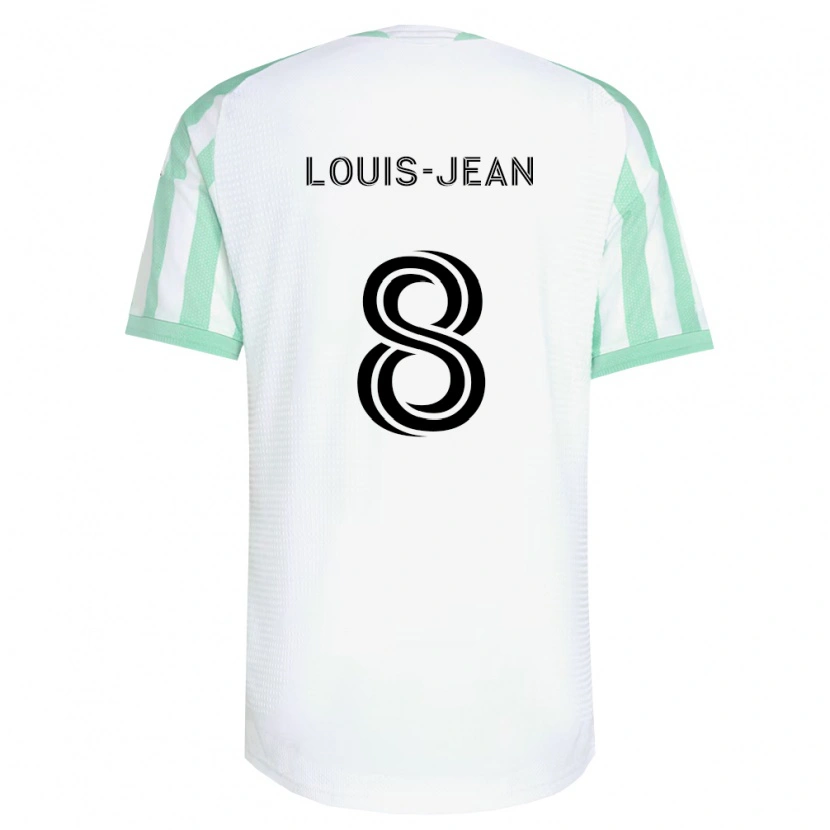 Danxen Herren Steeve Louis-Jean #8 Hellgrün Schwarz Weiß Auswärtstrikot Trikot 2026/27 T-Shirt Österreich