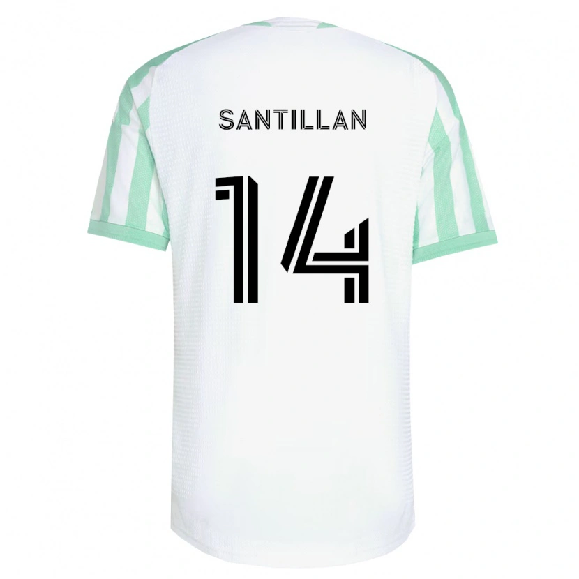 Danxen Herren Jonathan Santillan #14 Hellgrün Schwarz Weiß Auswärtstrikot Trikot 2026/27 T-Shirt Österreich