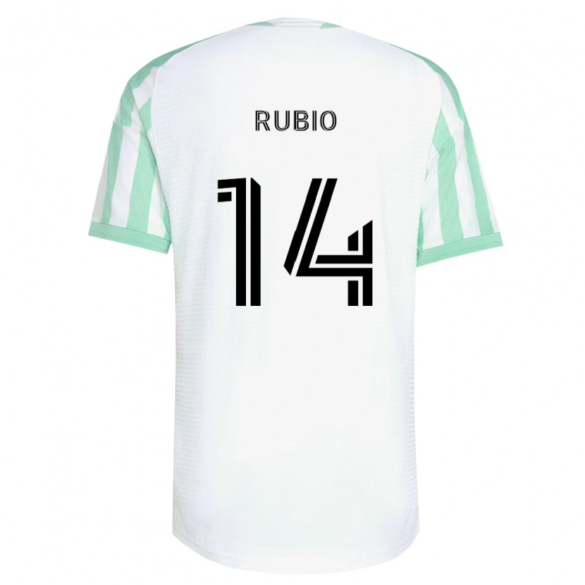 Danxen Herren Diego Rubio #14 Hellgrün Schwarz Weiß Auswärtstrikot Trikot 2026/27 T-Shirt Österreich