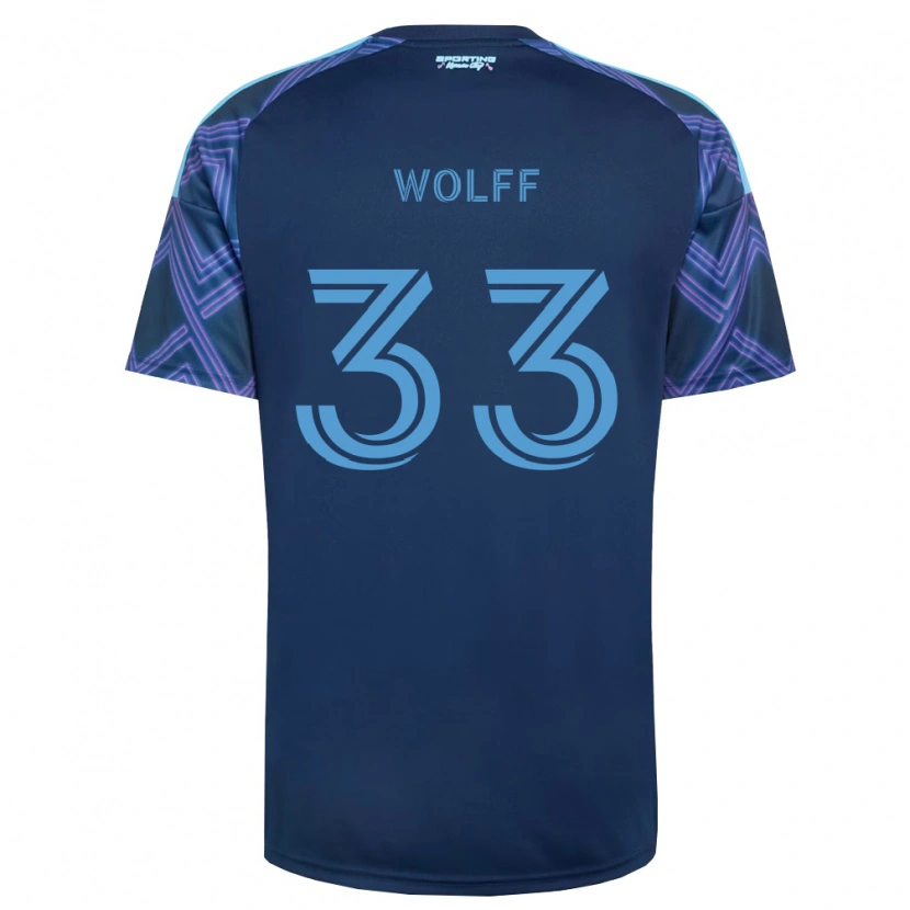 Danxen Herren Owen Wolff #33 Königsblau Violett Auswärtstrikot Trikot 2026/27 T-Shirt Österreich