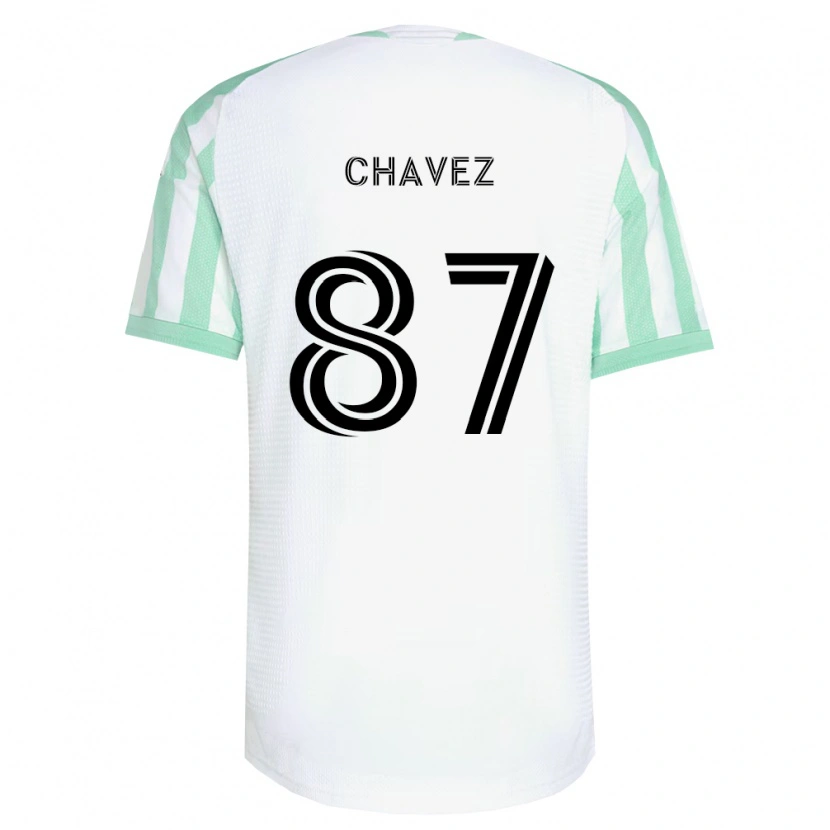 Danxen Herren Alfonso Ocampo-Chávez #87 Hellgrün Schwarz Weiß Auswärtstrikot Trikot 2026/27 T-Shirt Österreich