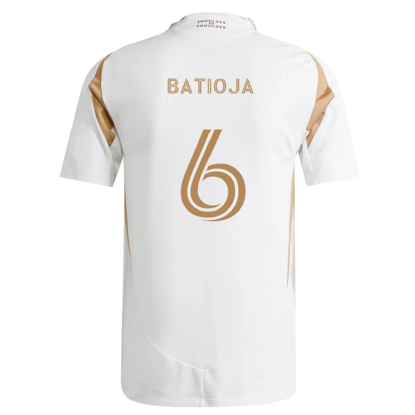 Danxen Herren Jeremy Batioja #6 Weiß Braun Auswärtstrikot Trikot 2026/27 T-Shirt Österreich