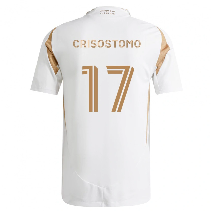 Danxen Herren Danny Crisostomo #17 Weiß Braun Auswärtstrikot Trikot 2026/27 T-Shirt Österreich