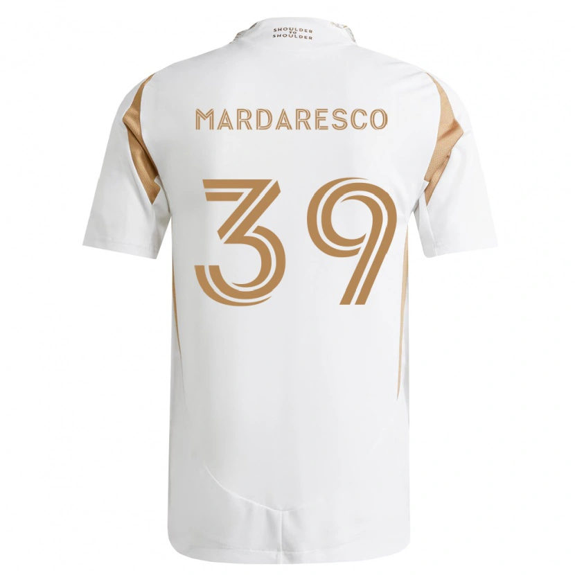 Danxen Herren Nathan Mardaresco #39 Weiß Braun Auswärtstrikot Trikot 2026/27 T-Shirt Österreich