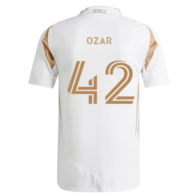 Danxen Herren Miles Ozar #42 Weiß Braun Auswärtstrikot Trikot 2026/27 T-Shirt Österreich
