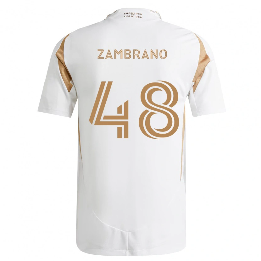Danxen Herren Gavin Zambrano #48 Weiß Braun Auswärtstrikot Trikot 2026/27 T-Shirt Österreich