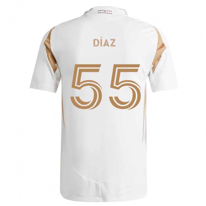 Danxen Herren Érick Díaz #55 Weiß Braun Auswärtstrikot Trikot 2026/27 T-Shirt Österreich