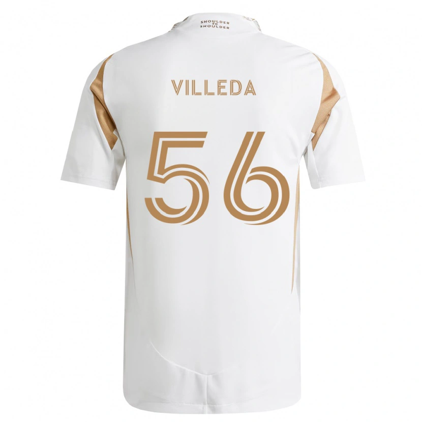 Danxen Herren Eddie Villeda #56 Weiß Braun Auswärtstrikot Trikot 2026/27 T-Shirt Österreich