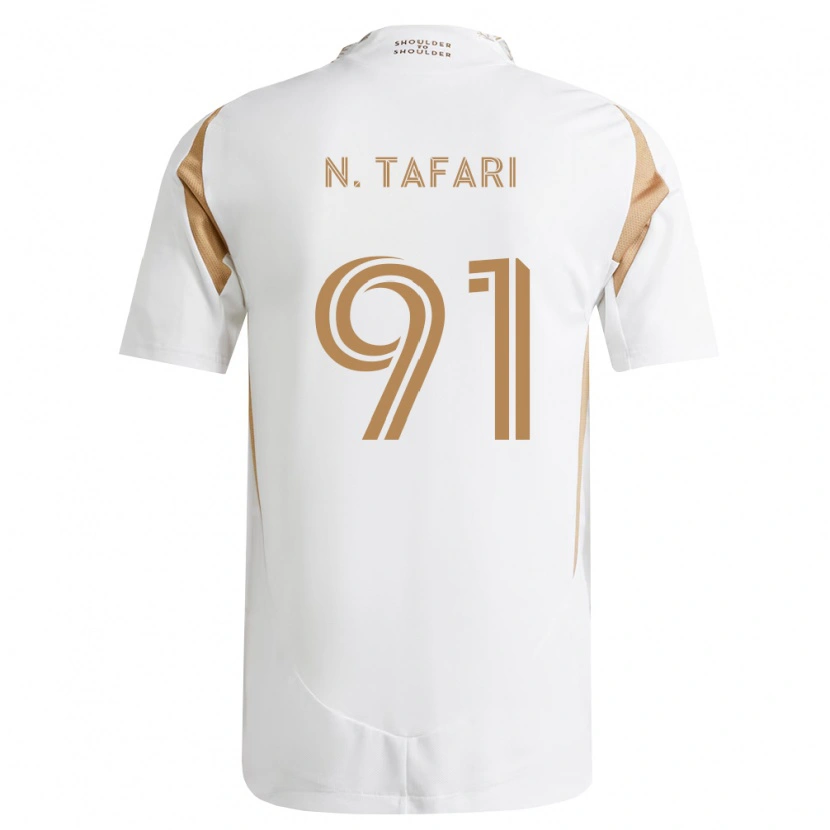 Danxen Herren Nkosi Tafari #91 Weiß Braun Auswärtstrikot Trikot 2026/27 T-Shirt Österreich
