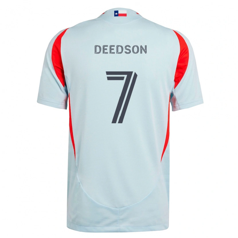 Danxen Herren Louicius Deedson #7 Dunkelgrau Weiß Rot Auswärtstrikot Trikot 2026/27 T-Shirt Österreich