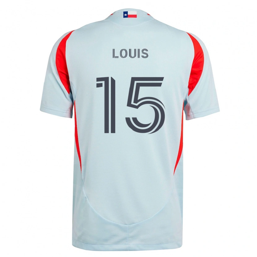 Danxen Herren Ricky Louis #15 Dunkelgrau Weiß Rot Auswärtstrikot Trikot 2026/27 T-Shirt Österreich