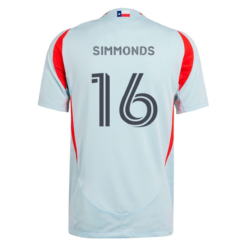 Danxen Herren Nicholas Simmonds #16 Dunkelgrau Weiß Rot Auswärtstrikot Trikot 2026/27 T-Shirt Österreich
