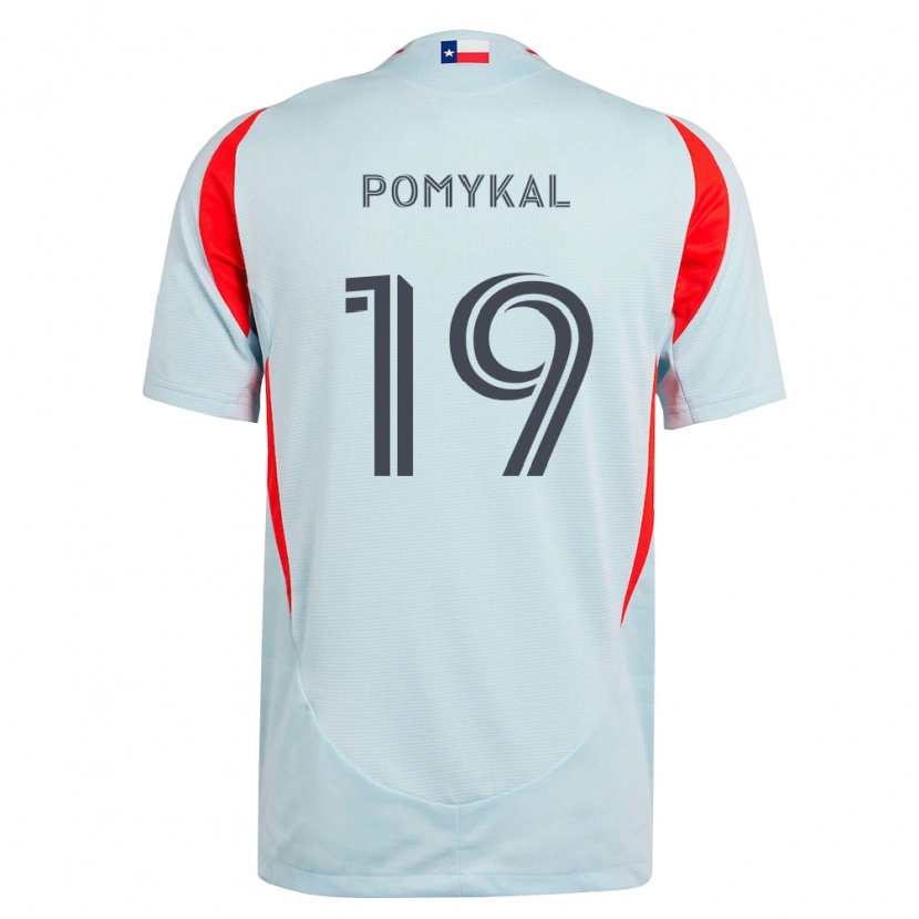 Danxen Herren Paxton Pomykal #19 Dunkelgrau Weiß Rot Auswärtstrikot Trikot 2026/27 T-Shirt Österreich