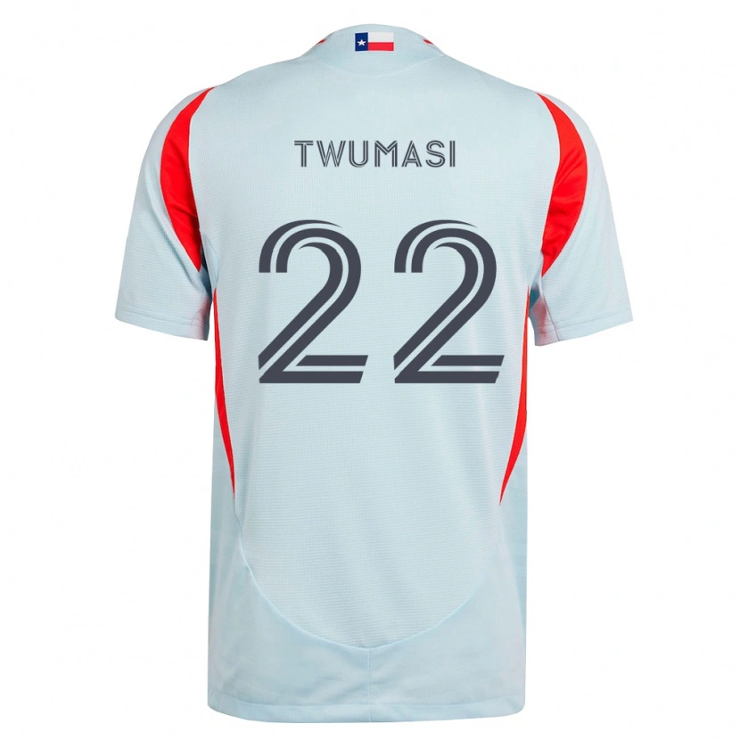 Danxen Herren Ema Twumasi #22 Dunkelgrau Weiß Rot Auswärtstrikot Trikot 2026/27 T-Shirt Österreich
