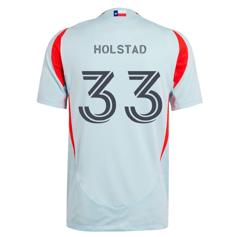 Danxen Herren Clay Holstad #33 Dunkelgrau Weiß Rot Auswärtstrikot Trikot 2026/27 T-Shirt Österreich