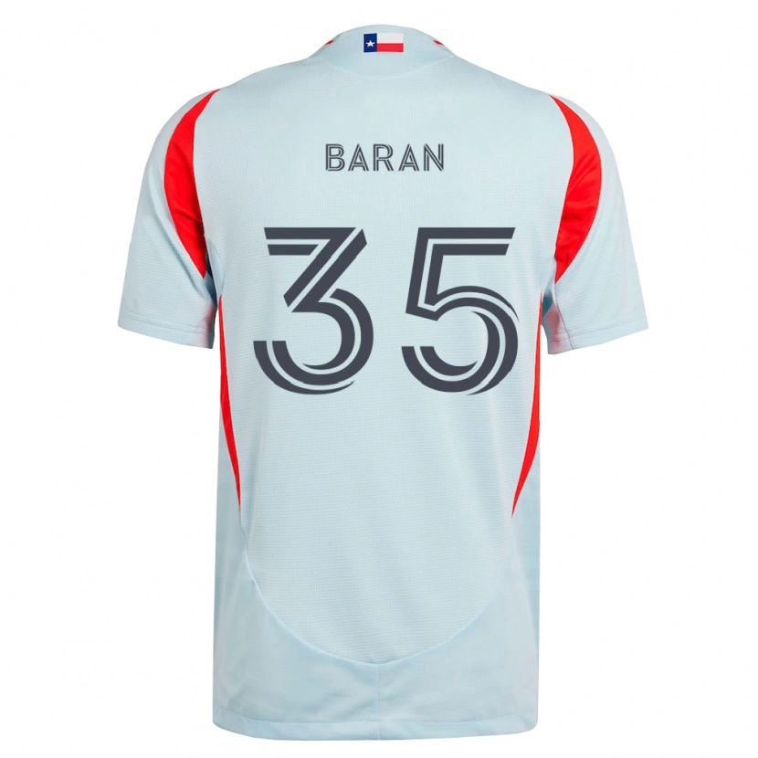 Danxen Herren Daniel Baran #35 Dunkelgrau Weiß Rot Auswärtstrikot Trikot 2026/27 T-Shirt Österreich