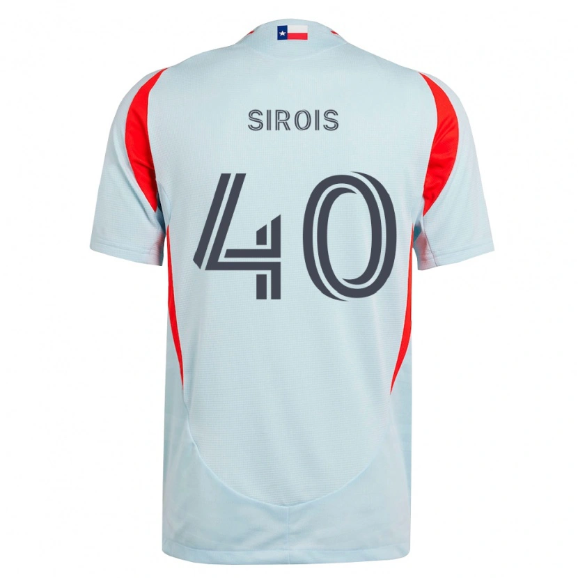 Danxen Herren Jonathan Sirois #40 Dunkelgrau Weiß Rot Auswärtstrikot Trikot 2026/27 T-Shirt Österreich