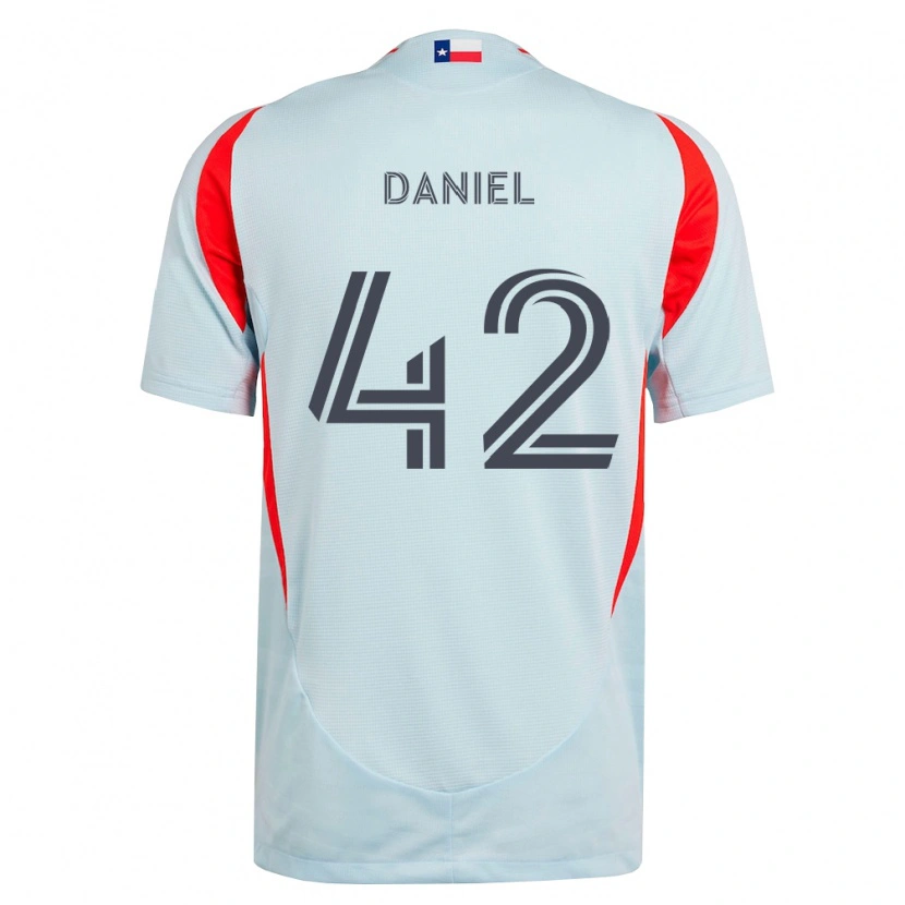 Danxen Herren Daniel De Sousa Britto #42 Dunkelgrau Weiß Rot Auswärtstrikot Trikot 2026/27 T-Shirt Österreich